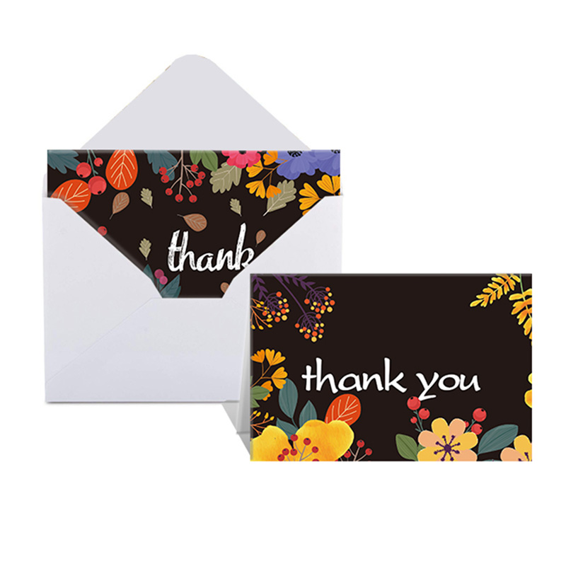 Wholesale thanks greeting card recycled Suppliers for gift-1