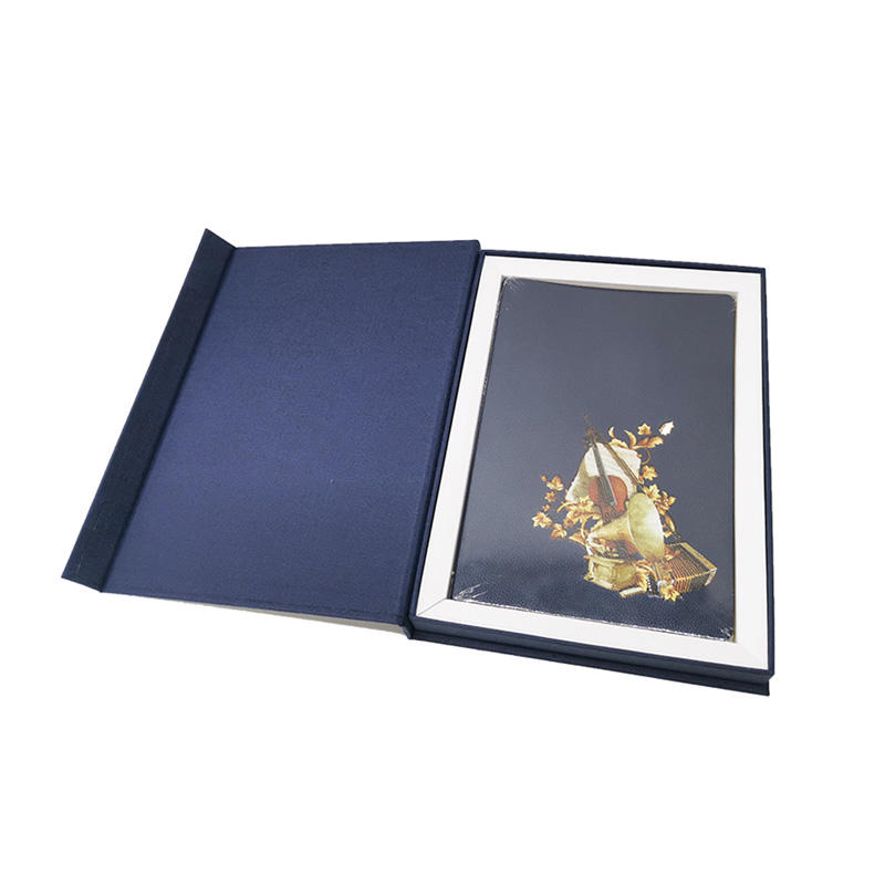 product-Dezheng-Rectangle A5 Cardboard Box Custom Book Packaging Paper Gift Box With Flip Lid-img-1
