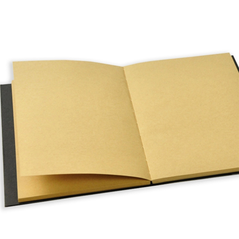 32K/16K Blank Thick Paper Sketchbook Linen Cover Loose-leaf