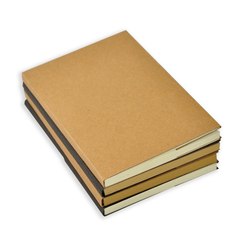 32K/16K Blank Thick Paper Sketchbook Linen Cover Loose-leaf