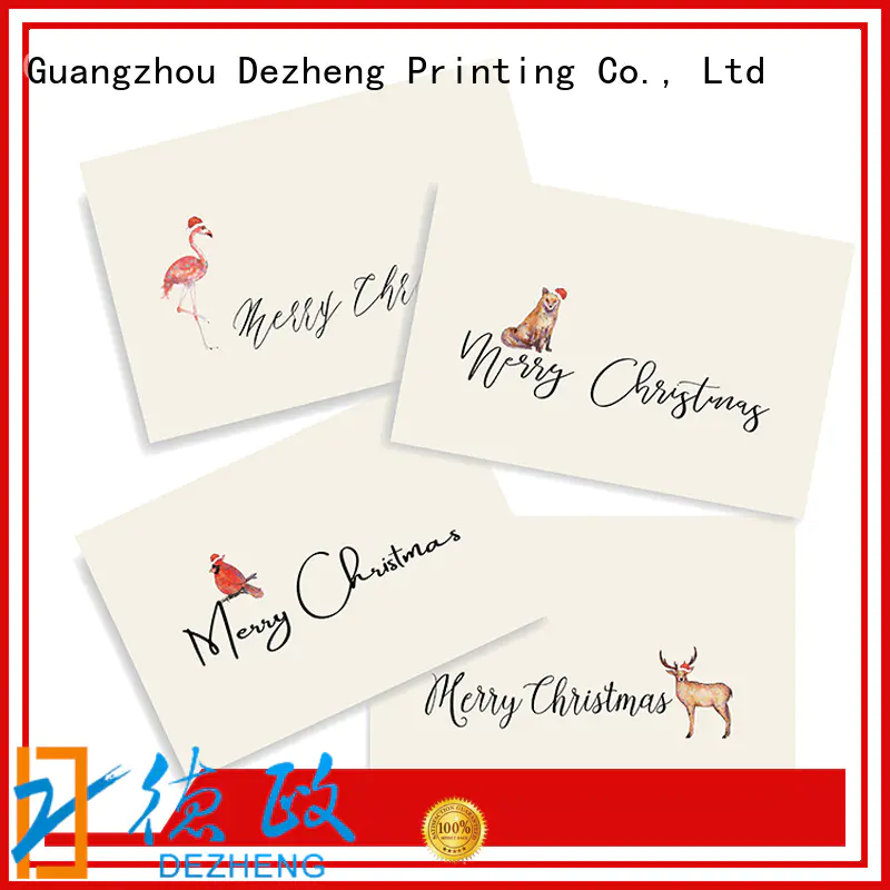 Dezheng Breathable personalised christmas cards original for Christmas gift