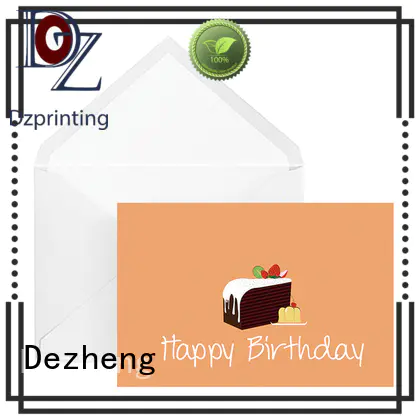 Dezheng high-quality happy birthday beautiful card company For birthday