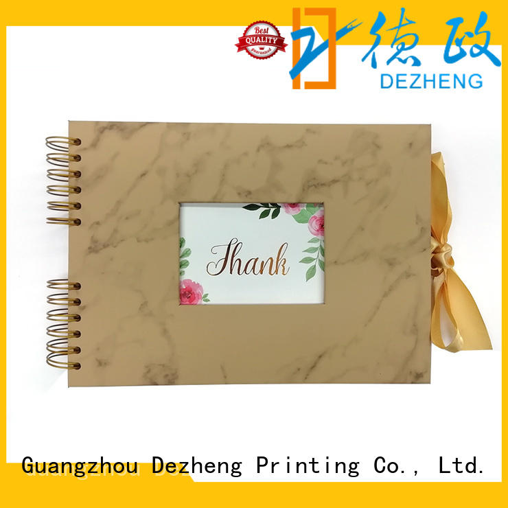 Dezheng Wholesale leather photo album book for business For memory saving