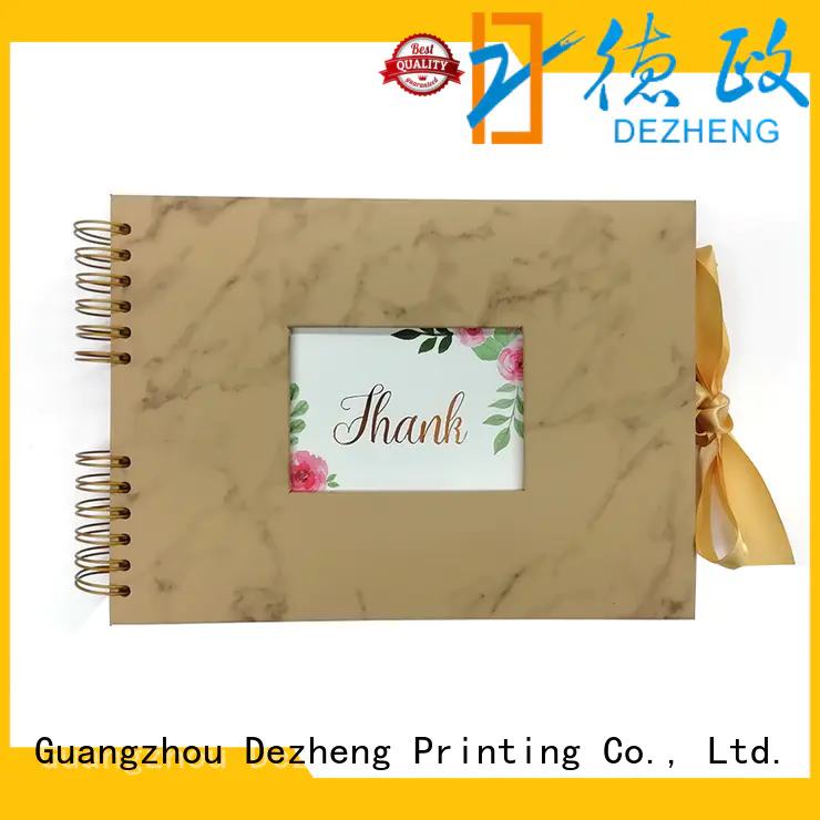 Dezheng Wholesale leather photo album book for business For memory saving