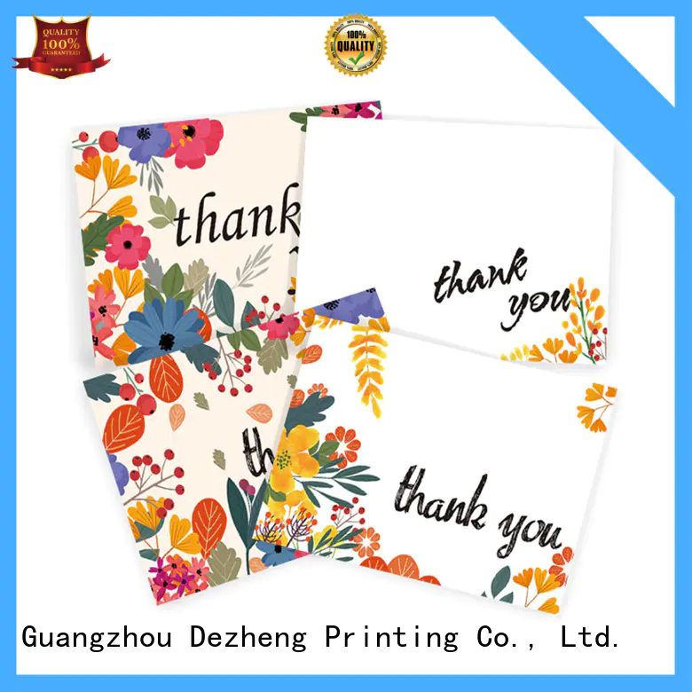 Dezheng portable thank you card for friend buy now for gift