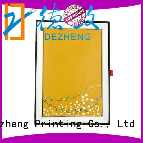 soft high quality leather notebook ODM for note taking Dezheng