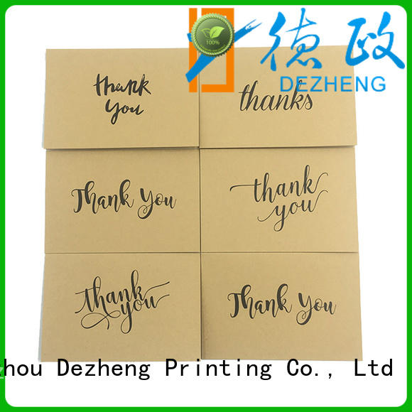 Dezheng Top blank thank you cards for friendship