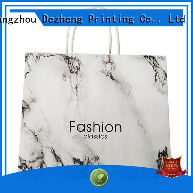 durable paper shopping bags marble customization for gift