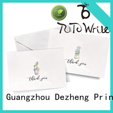 Dezheng on-sale greeting card style supplier for gift