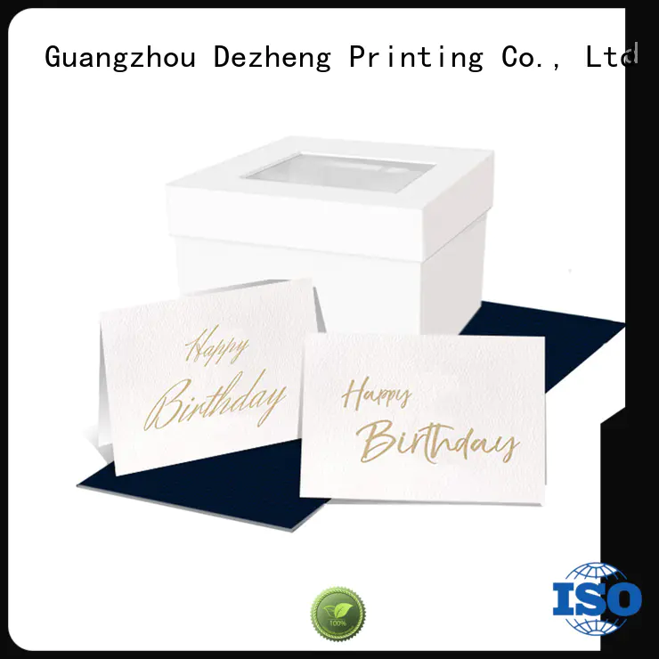 Dezheng gift custom birthday card maker company