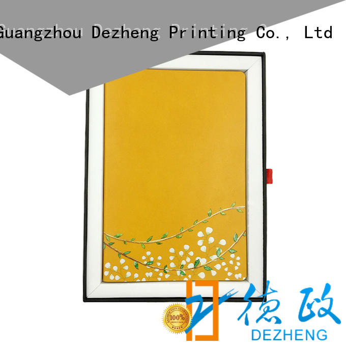 b5 custom embossed leather journal edge for note taking Dezheng