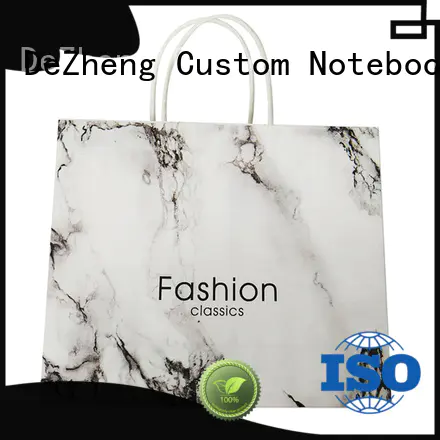 Dezheng white paper bag supplier customization for gift