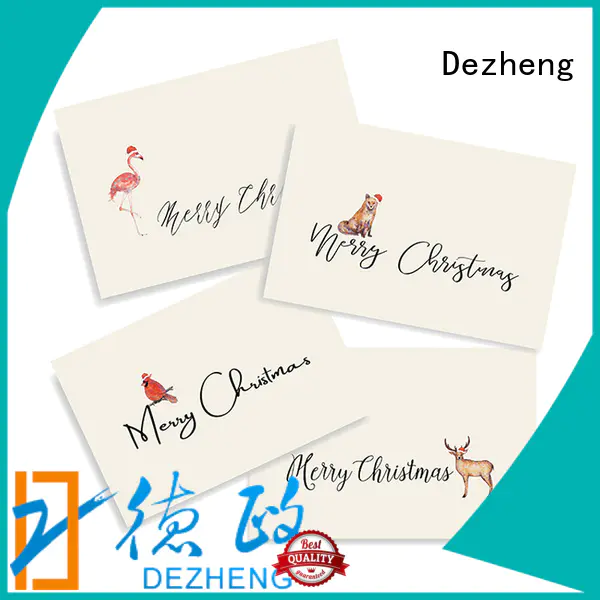 animal christmas card sale ODM For festival gift Dezheng