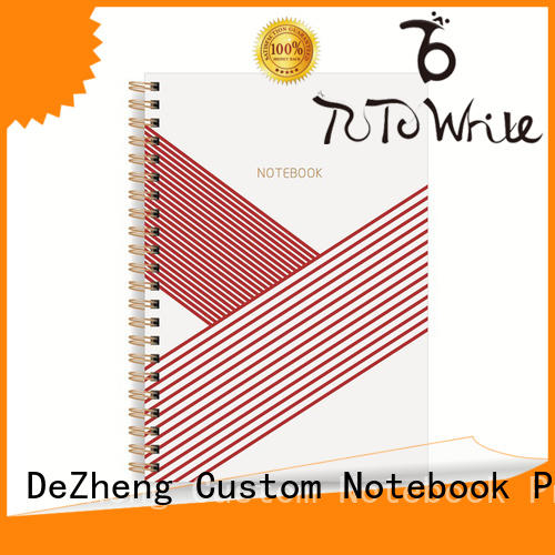 Best custom spiral bound notebook simple customization For school