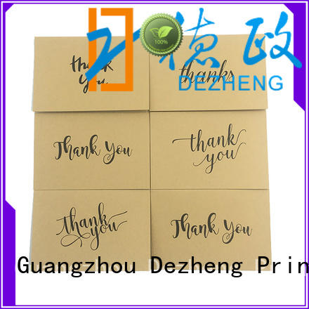 durable personalized thank you cards OEM for gift