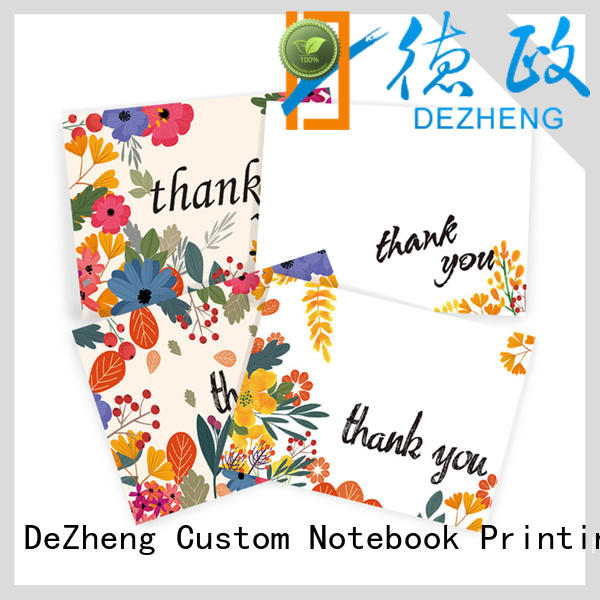 Top custom printed thank you cards pack factory for festival
