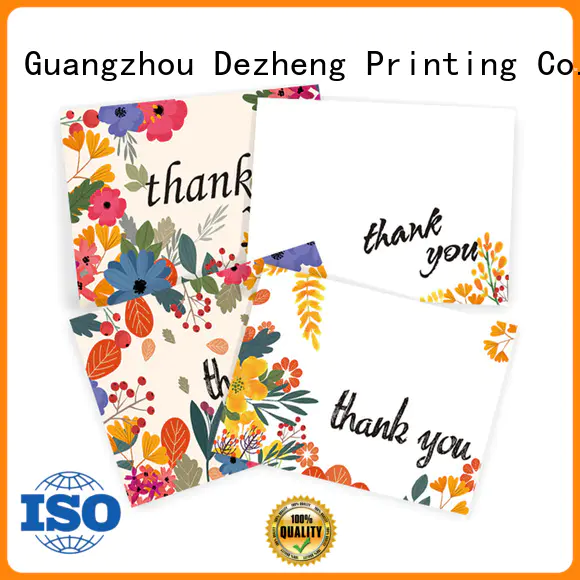 Dezheng Custom custom thank you cards factory for gift