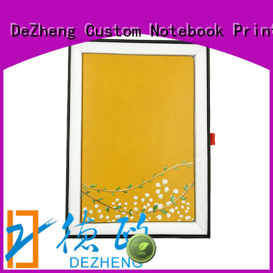 Dezheng Custom personalised leather notebook Suppliers For school