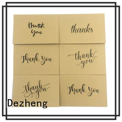 custom printed thank you cards you for friendship Dezheng