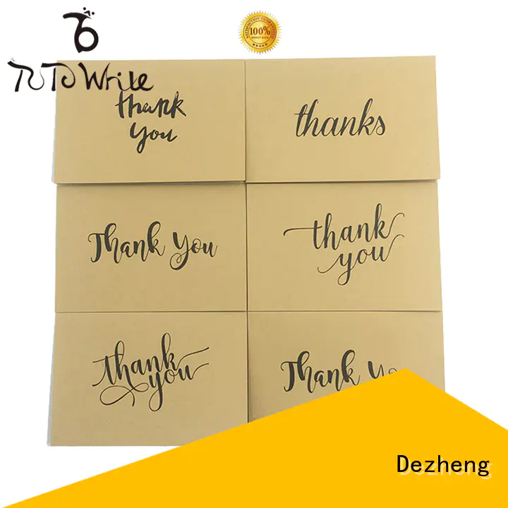 36 blank thank you cards quality for gift Dezheng