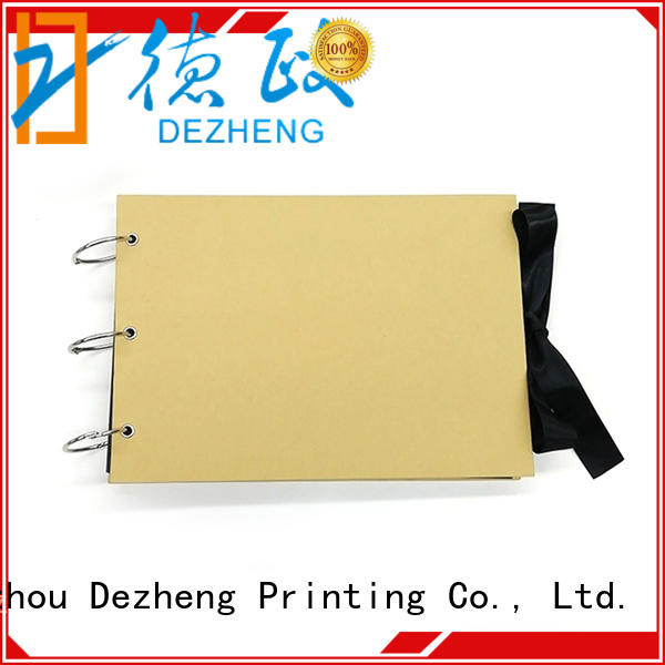 Dezheng hardcover scrapbook photo album bulk production For Gift