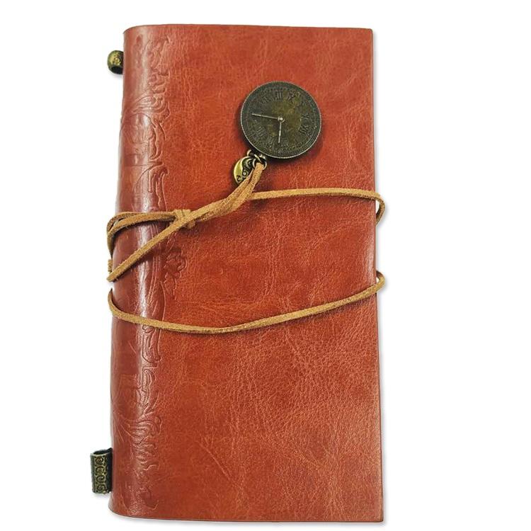 product-PU Leather Journal Vintage Style Leather Travelers Notebook With Credit Card Holder-Dezheng--1
