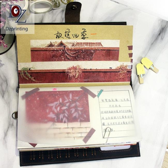 Dezheng blank leather book For student