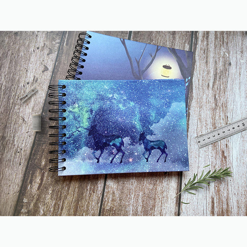 Bulk Purchase Spiral Bound 5x7 Self Stick Photo Album With 20 Pages for lovers kids as gift