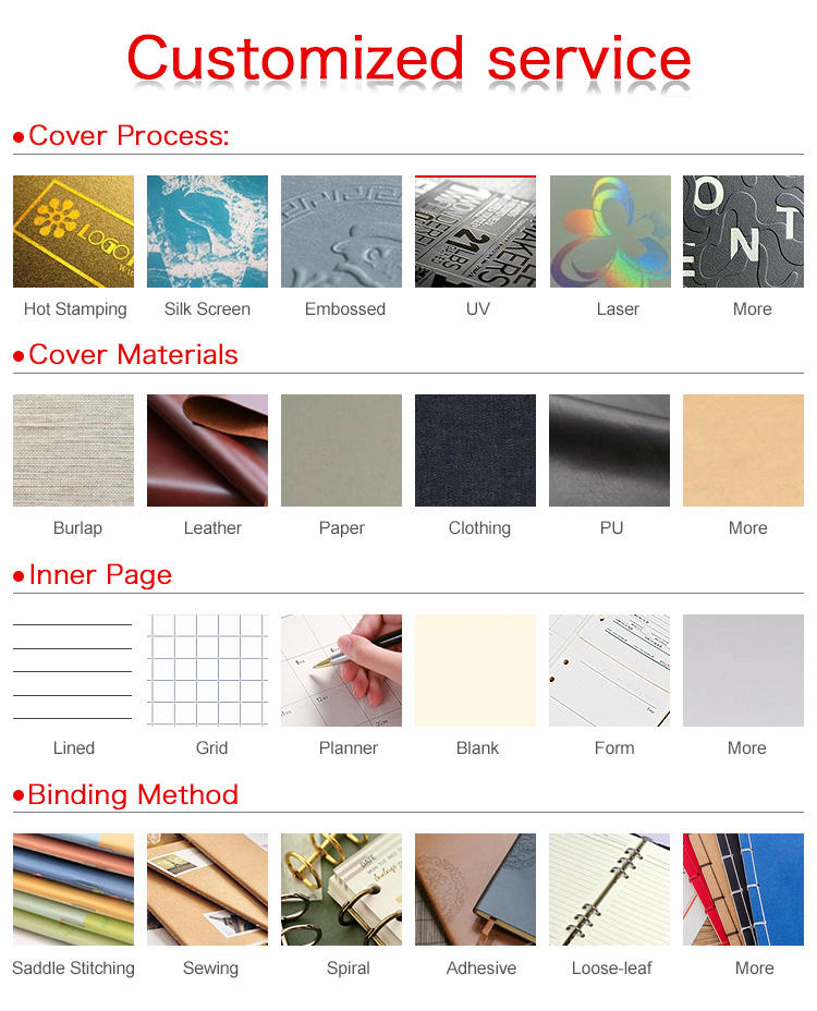 product-2021 hidden gold spiral notebook hardcover custom printing daily agenda planner planner-Dezh-4
