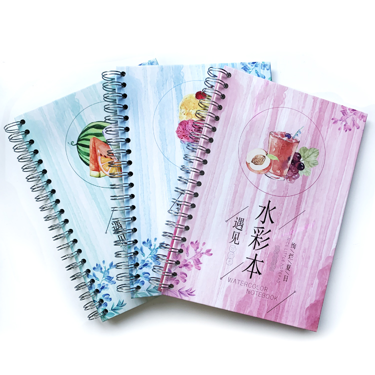 hardcover spiral notebook