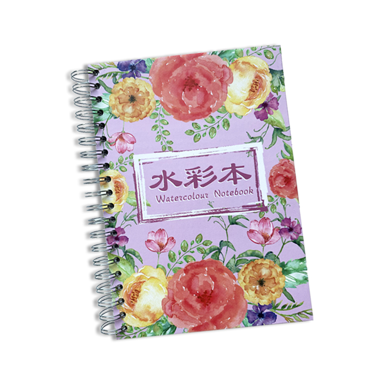 hardcover spiral notebook