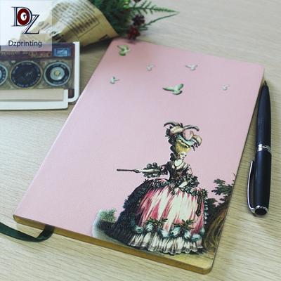 High Quality Business A5 Notebook PU Leather Printer Book Custom Notebook