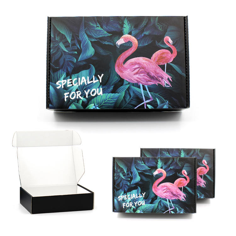 product-Flamingo Corrugated Custom Shipping Mailer Box with Logo-Dezheng-img-1