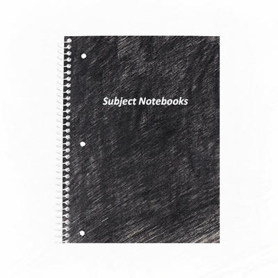Black university school notebooks wholesale 5 subject notebooks for students