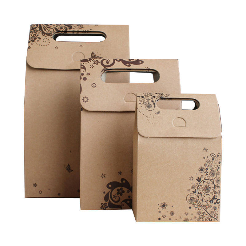Thick kraft paper bags wholesale with different size, can hold heavier products