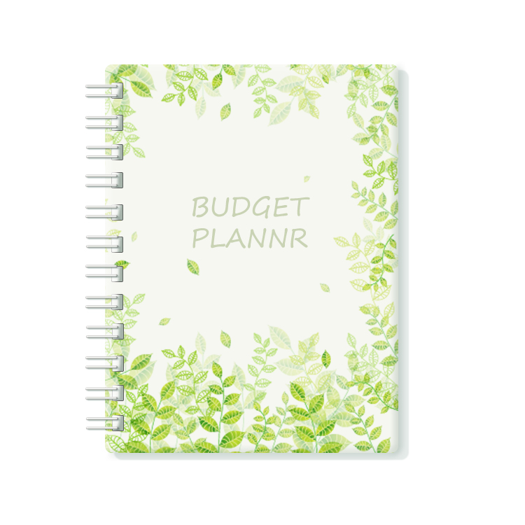 A5 Budget Planner & Spiral Monthly Bill Organizer With Pocket