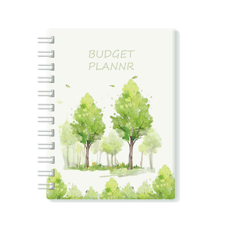 A5 Budget Planner & Spiral Monthly Bill Organizer With Pocket