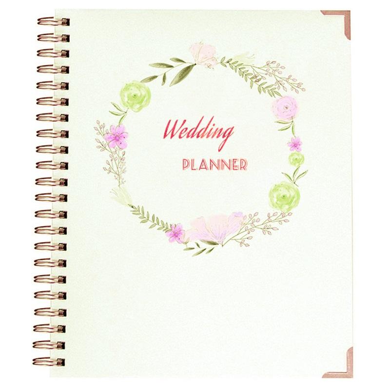 Quality Wedding Planner Marble Gold - Undated Bridal Planning Diary Organizer - Hard Cover, Pockets Oem From China-Dezheng