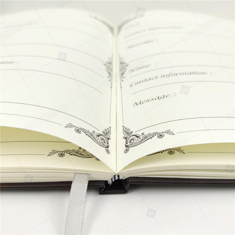 product-Dezheng-High Quality Celebration of Life Memorial Service Memorial Guest Book for Funeral Gu-1