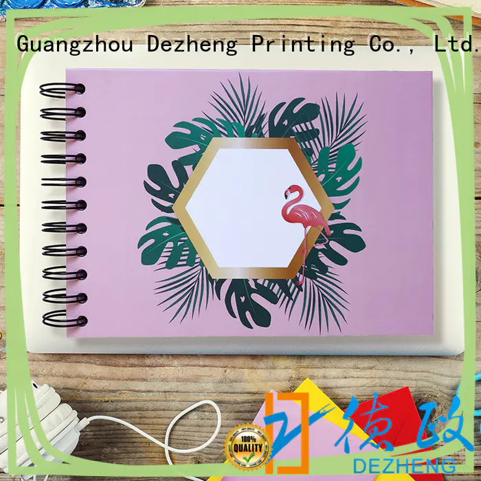 Dezheng beautiful scrapbook photo album free sample for friendship