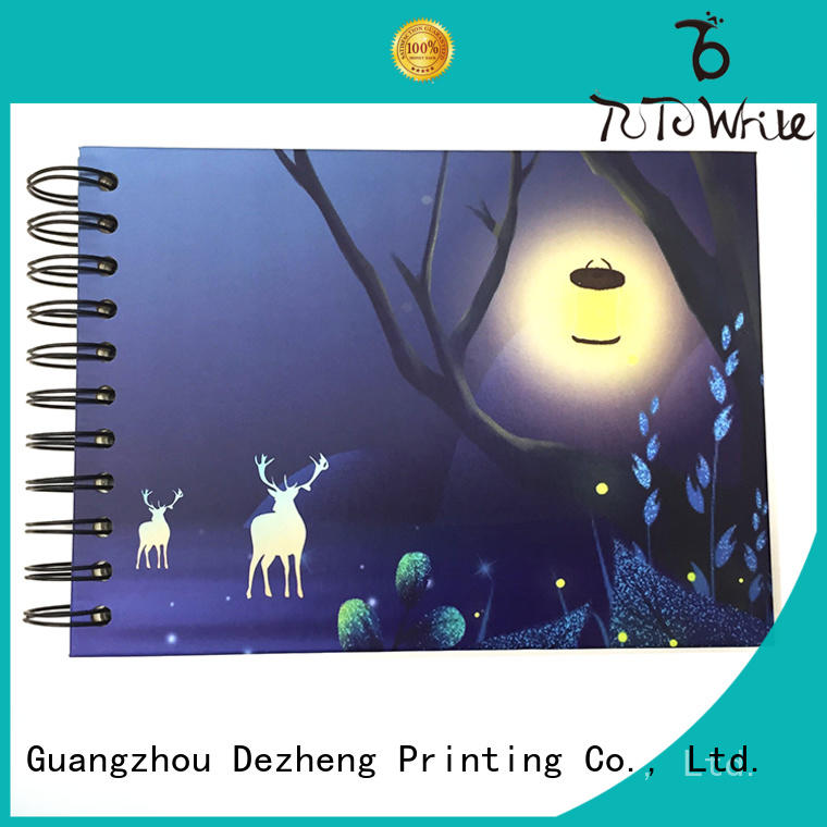 Dezheng 12x12 photo album self adhesive pages for friendship
