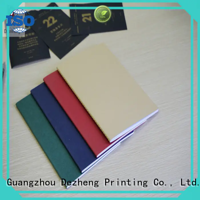 Dezheng binding blank notebook paper factory For meeting