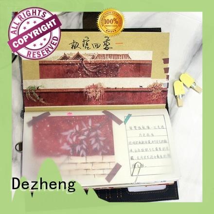 Dezheng personalised leather notebook customization For meeting