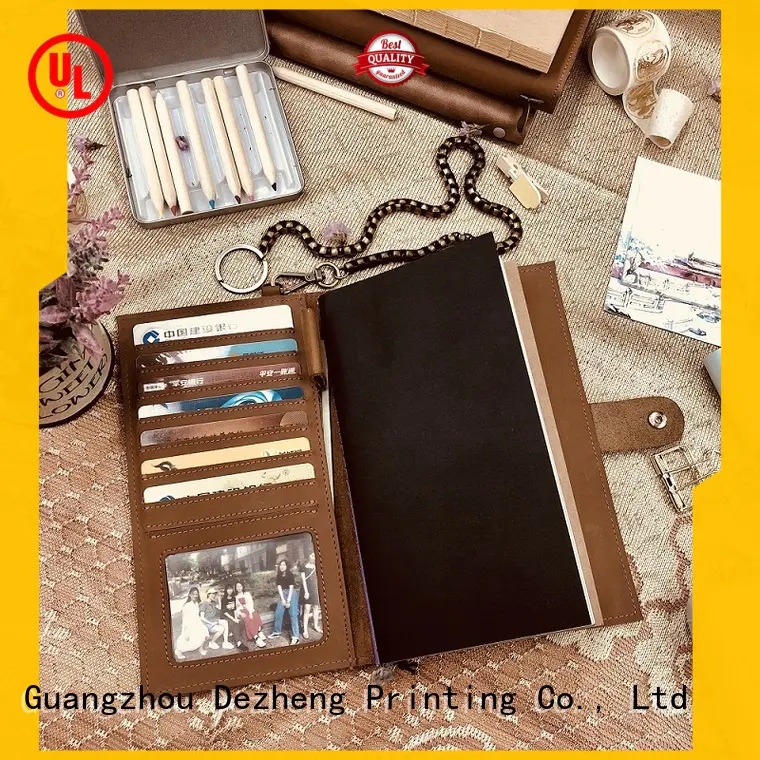 Dezheng portable custom notebooks and planners friendly for journal