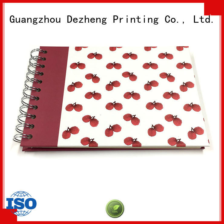 Dezheng linen personalised self adhesive photo albums factory for festival