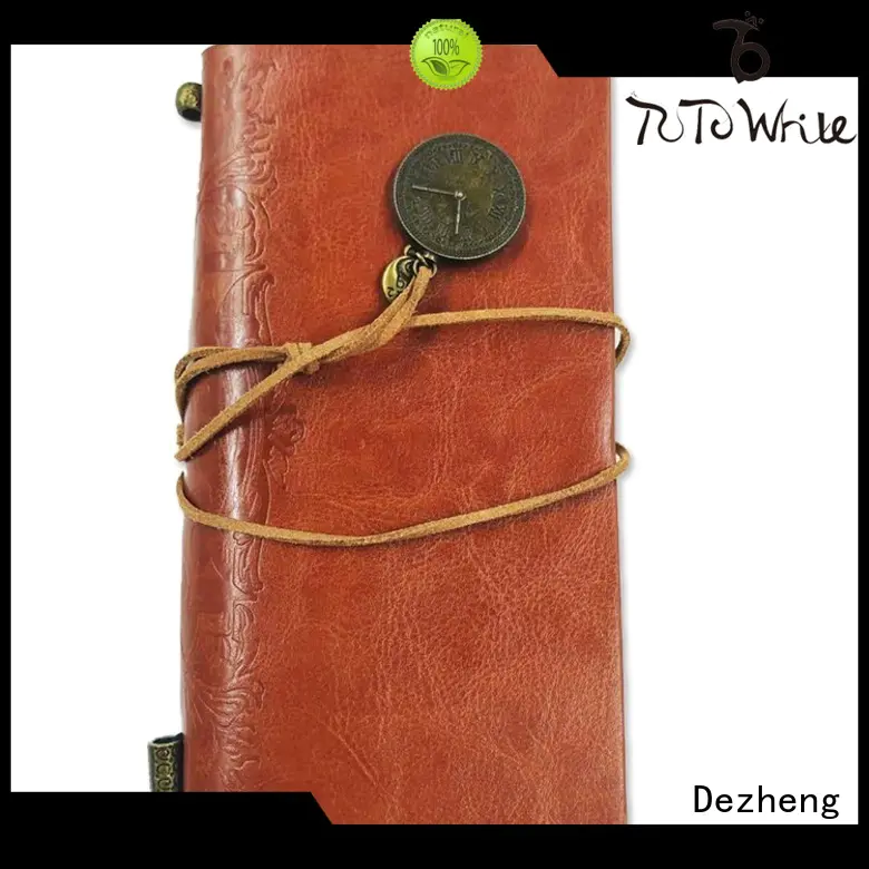 Dezheng leather personalized journal notebook get quote For DIY