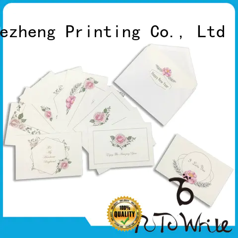 Dezheng blank personalized congratulations cards factory for events