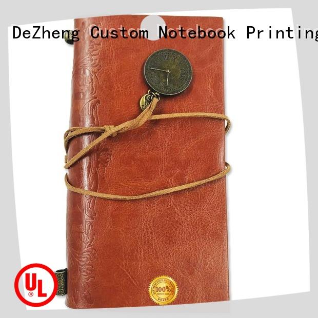 Dezheng travelers personalised notebooks ODM For DIY
