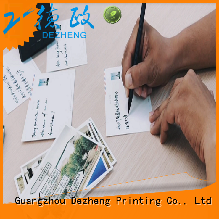Dezheng durable gift card manufacturers Suppliers for friendship